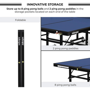 Killerspin 415 Series Max DeepBlu Indoor Folding Table