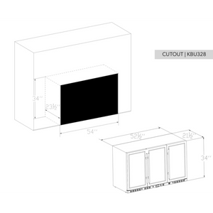 KingsBottle 53" Heating Glass 3 Door Large Beverage Refrigerator