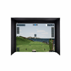 Carl's Place C-Series DIY Golf Simulator Enclosure Kit with Impact Screen