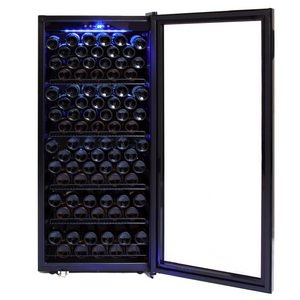 Whynter 124 Bottle Freestanding Wine Cabinet Refrigerator