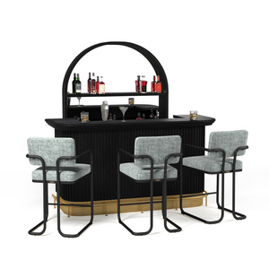 RAM Game Room Prohibition 84" Cocktail Bar Full Set