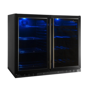 KingsBottle 39" Under Counter Wine And Beer Fridge Combo