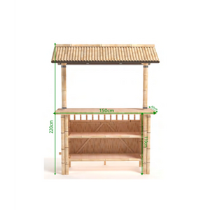 RAM Game Room 60" Bamboo Tiki Bar