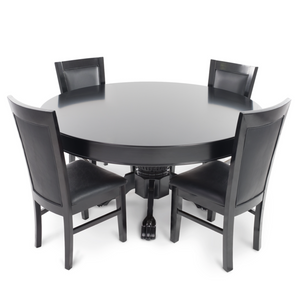 BBO Poker Tables Round Dining Top (Nighthawk/Ginza)