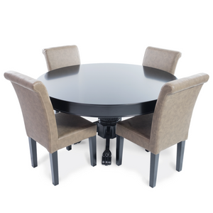 BBO Poker Tables Round Dining Top (Nighthawk/Ginza)